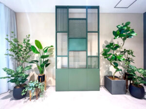 オフィスのエントランスグリーン設置事例です。