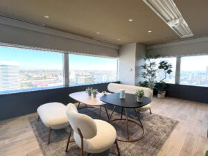 オフィス内・商談室等のフェイクグリーン設置事例です。