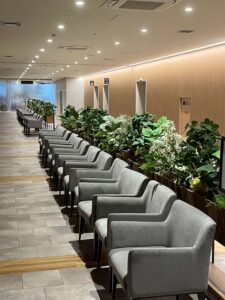 植栽もフェイクグリーンでオシャレに設置しました。